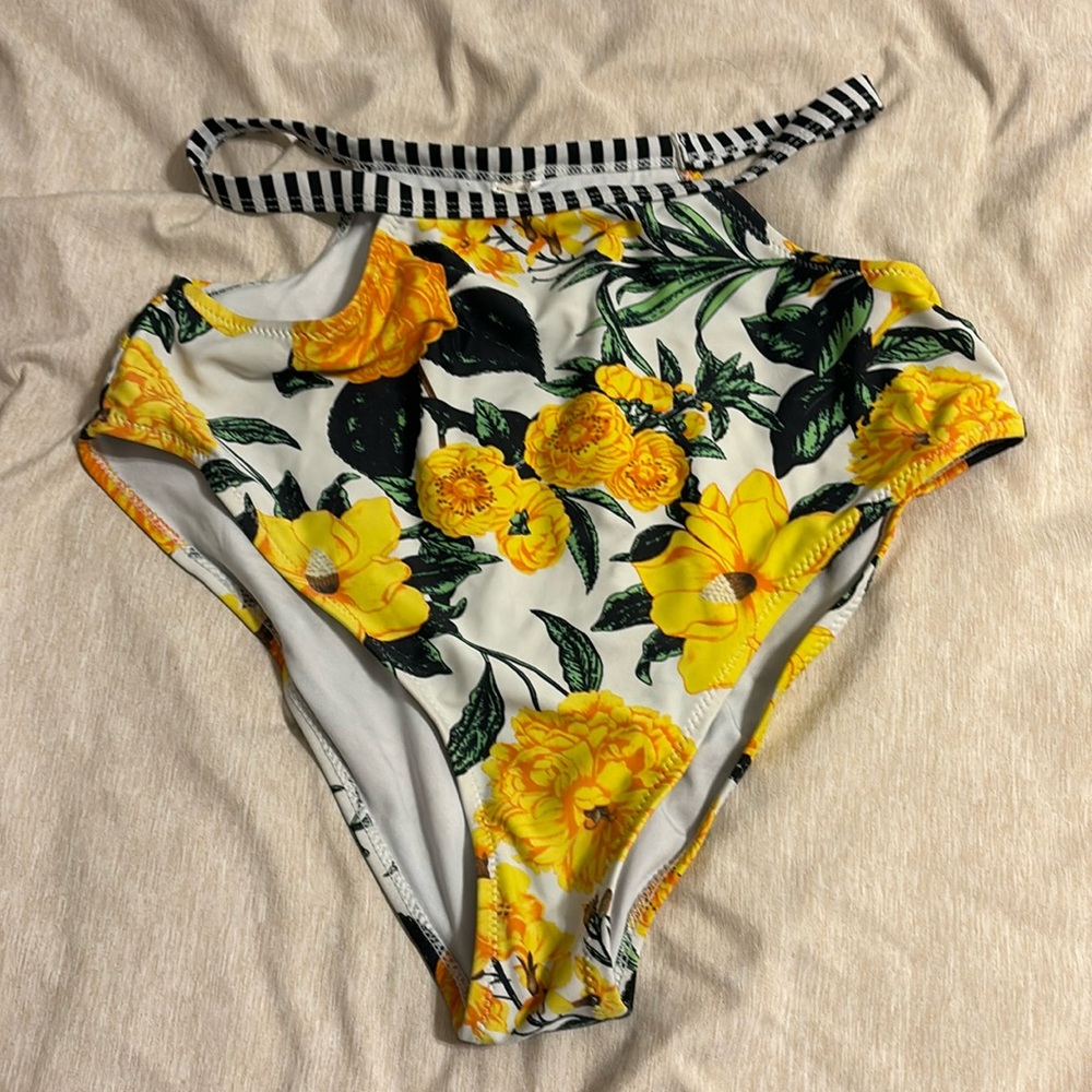 floral swimsuit bottom